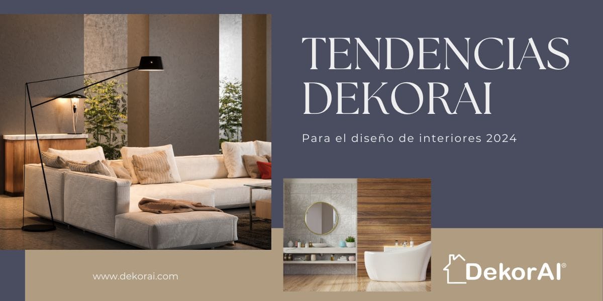 Tendências DekorAI para design de interiores em 2024