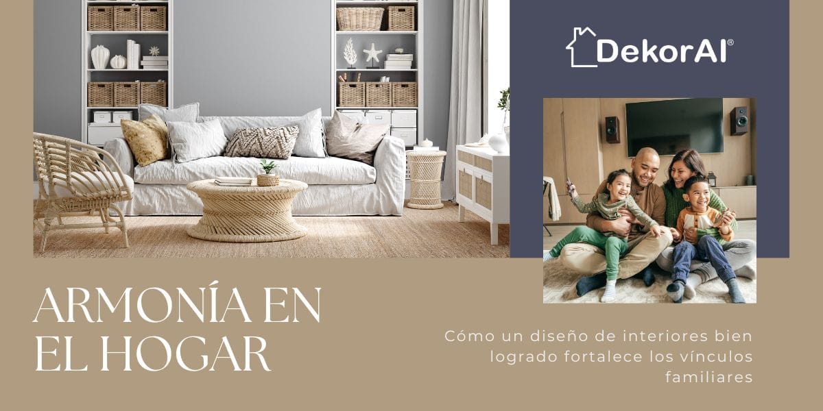 Harmonia no Lar: Como um design de interiores bem executado fortalece os laços familiares.