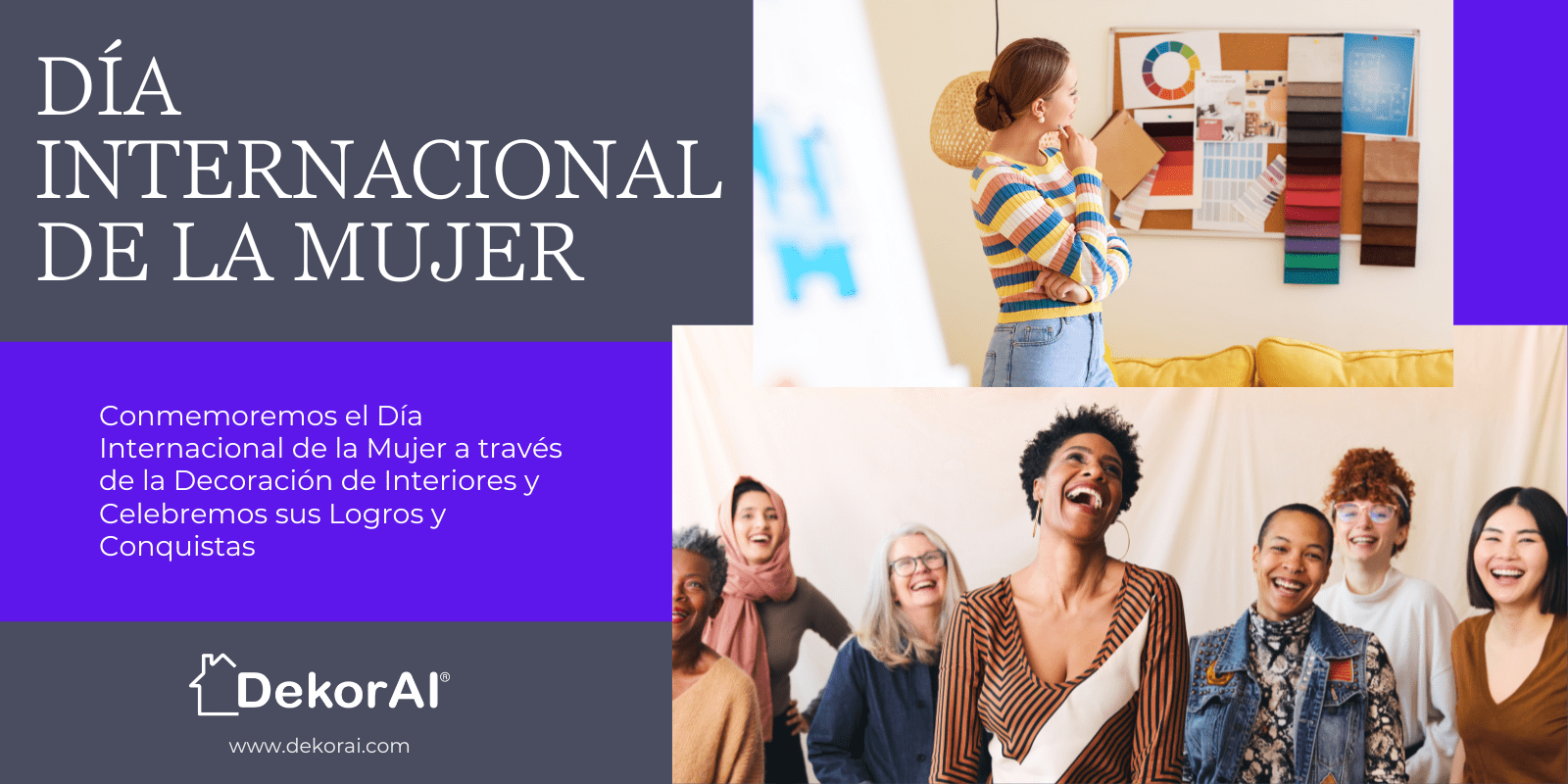 Vamos comemorar o Dia Internacional da Mulher.