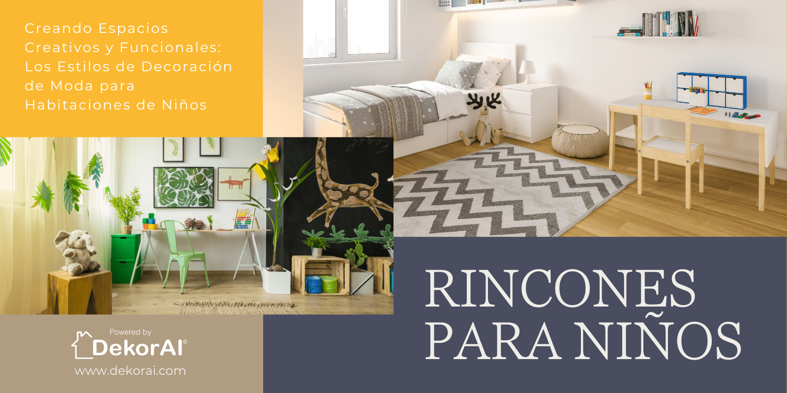 Estilos de decoração modernos para quartos infantis criativos e cheios de paixão