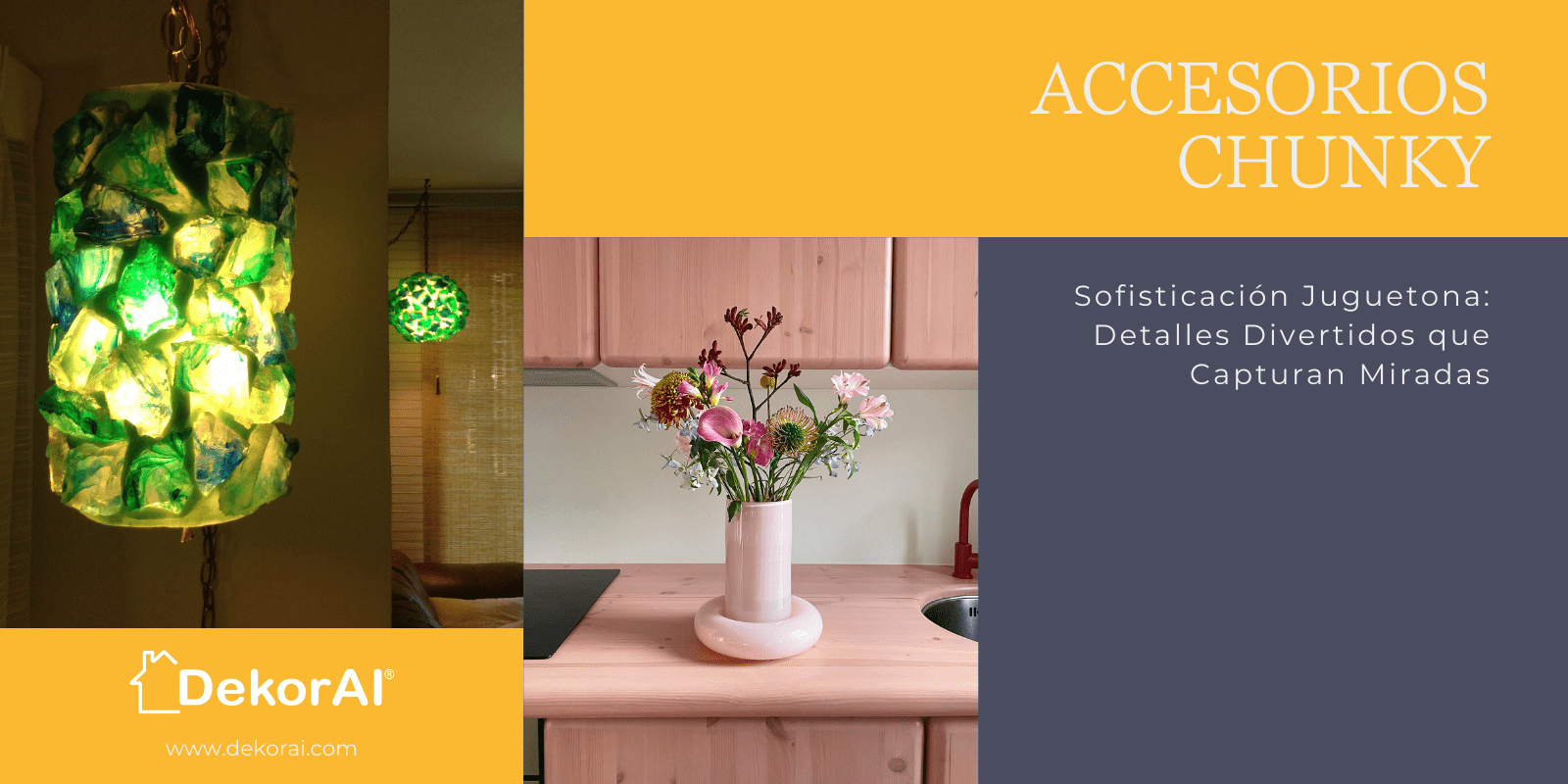 Acessórios robustos: sofisticação divertida no design de interiores.