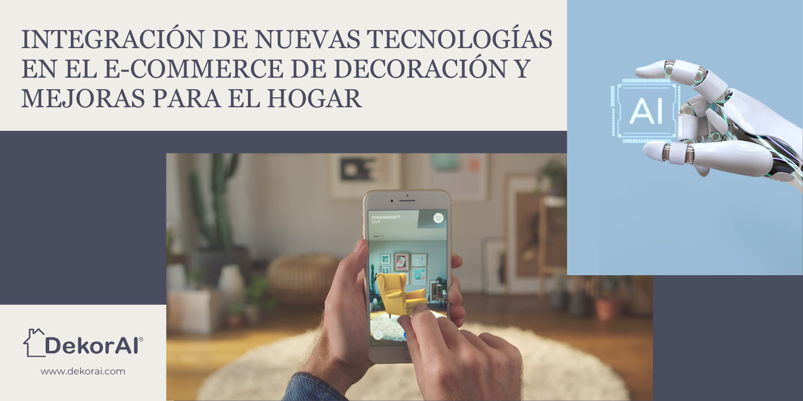 Integração de novas tecnologias no comércio eletrônico para decoração e melhoria de imóveis.