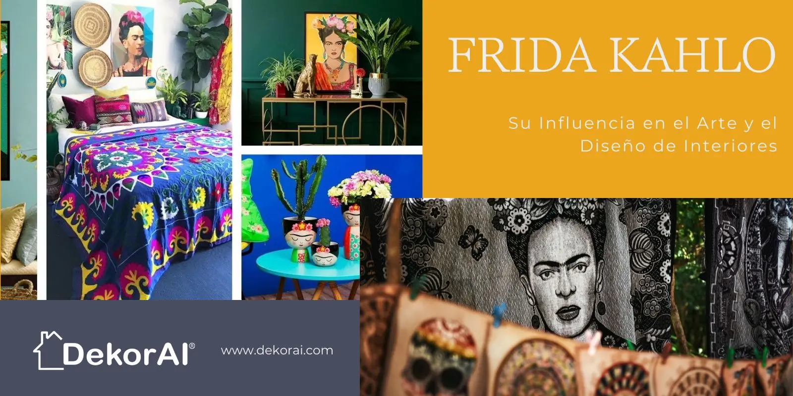 Frida Kahlo: Sua influência na arte e no design de interiores