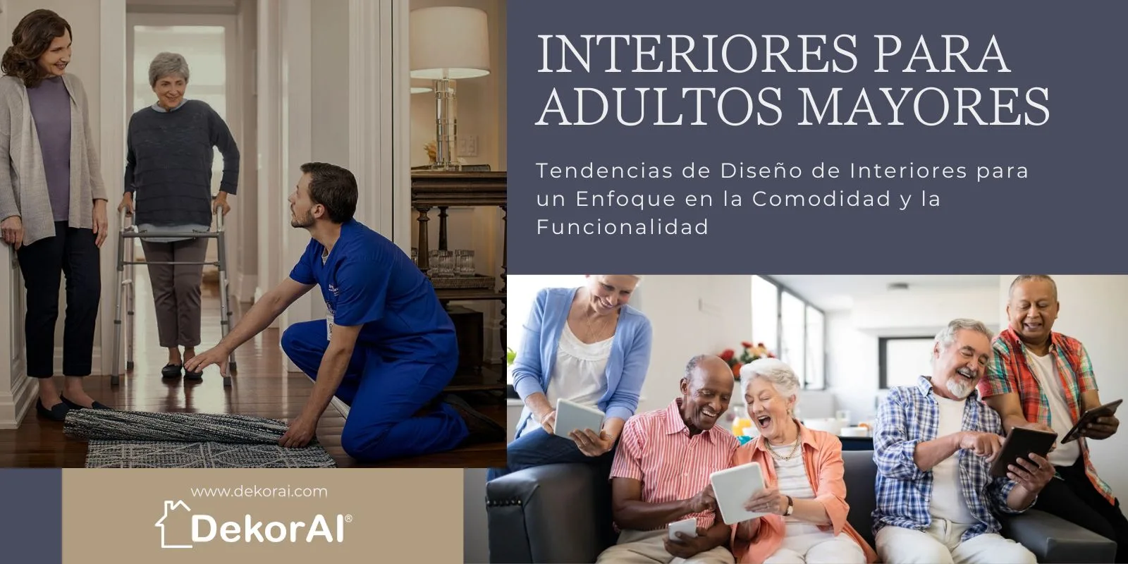 Tendências de design de interiores para idosos: foco no conforto e na funcionalidade.