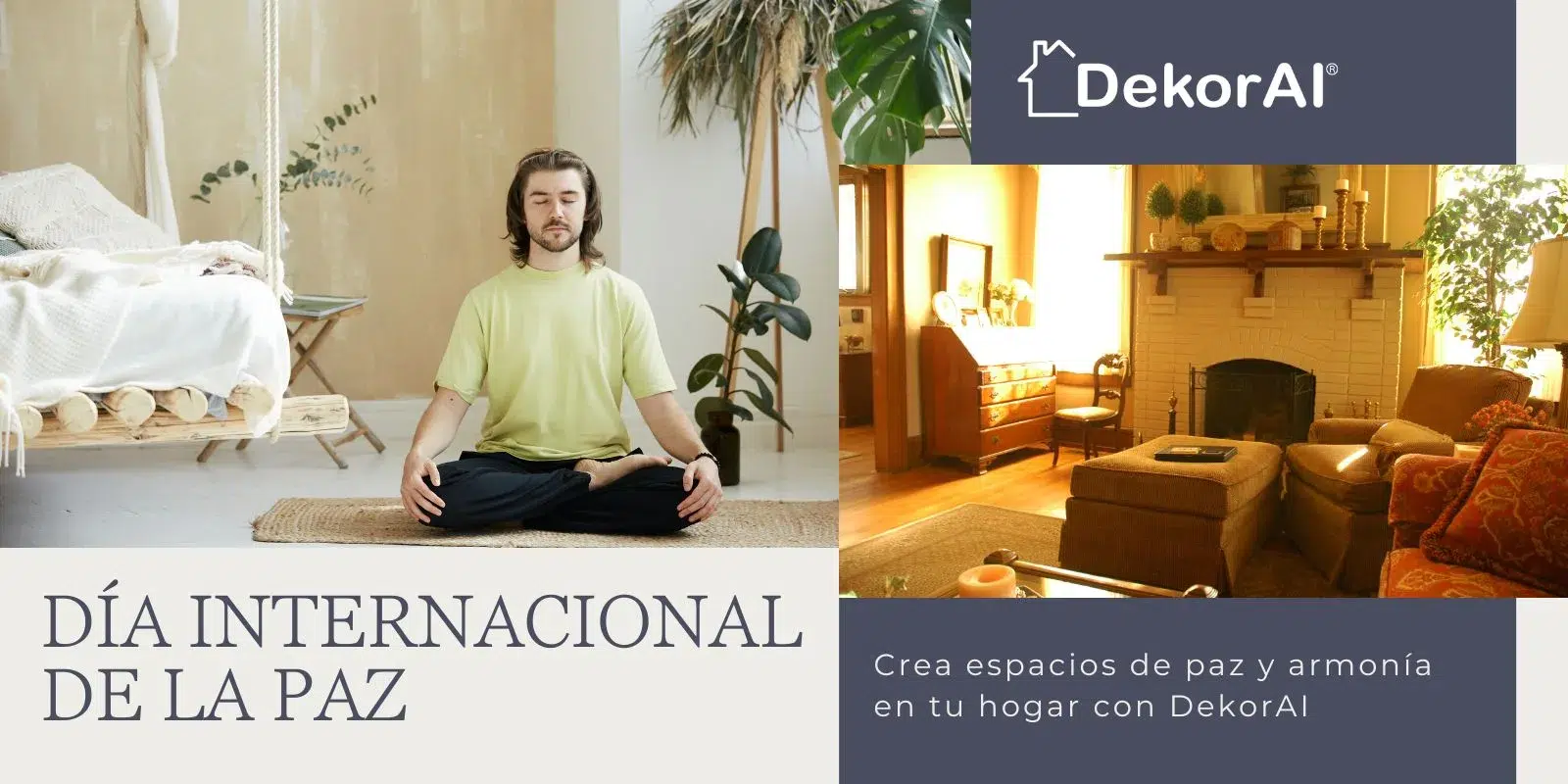 International Day of Peace (September 21): Create spaces of peace and harmony in your home with DekorAI