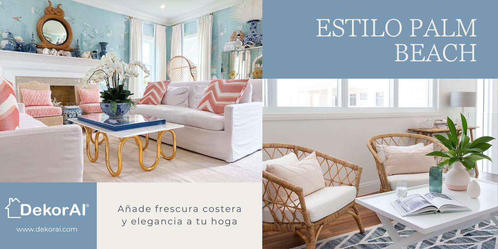 Palm Beach Style: Add coastal freshness and elegance to your home