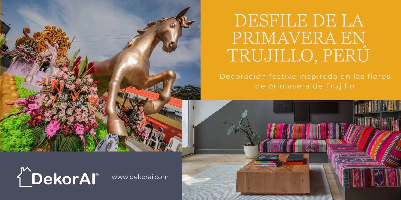 Spring Parade in Trujillo, Peru: Festive decorations inspired by Trujillo's spring flowers