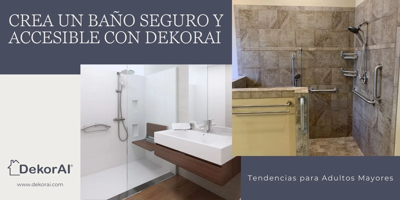 Crie um banheiro seguro e acessível com DekorAI: Tendências para a terceira idade