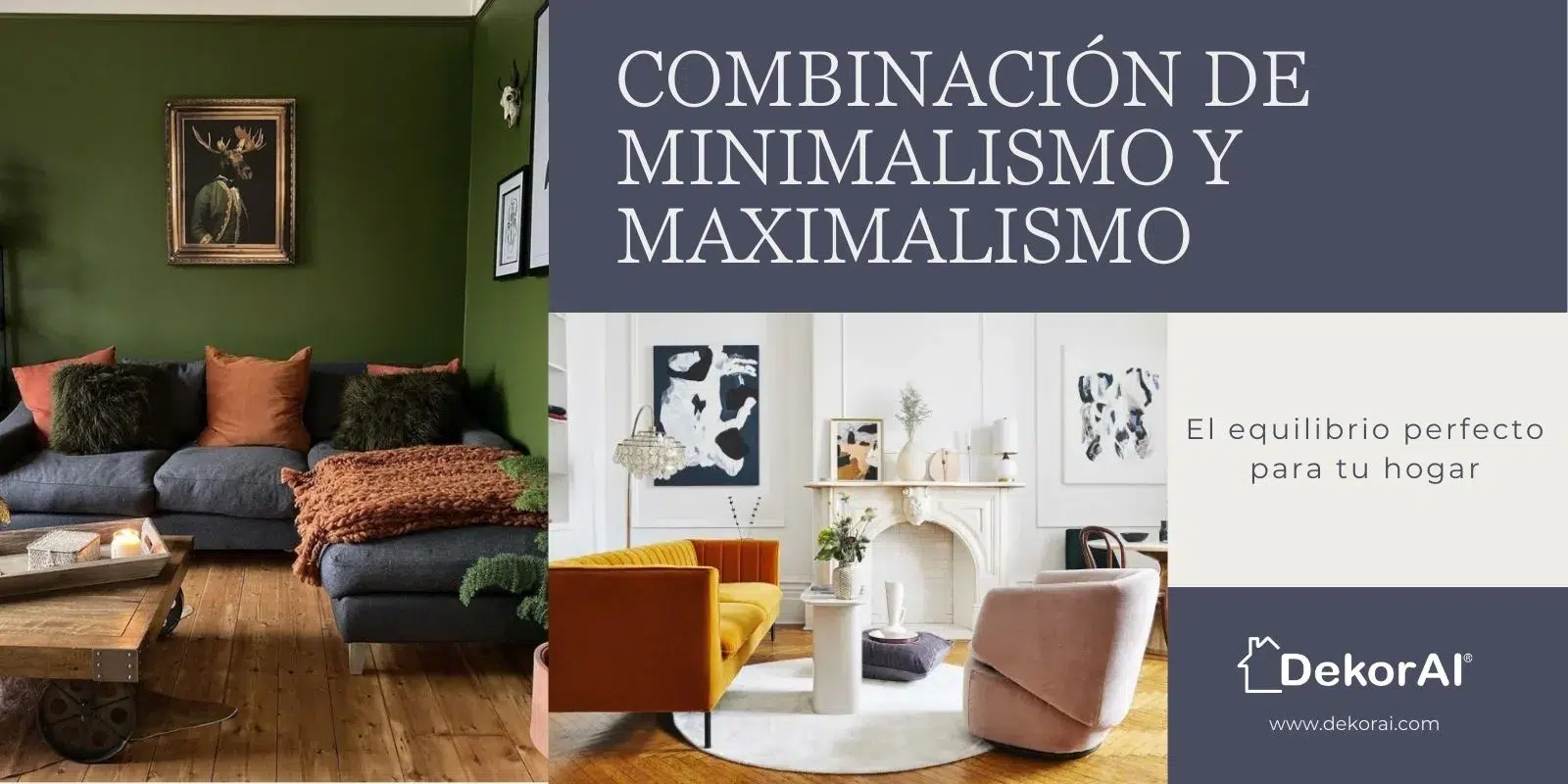 Uma combinação de minimalismo e maximalismo: o equilíbrio perfeito para a sua casa.