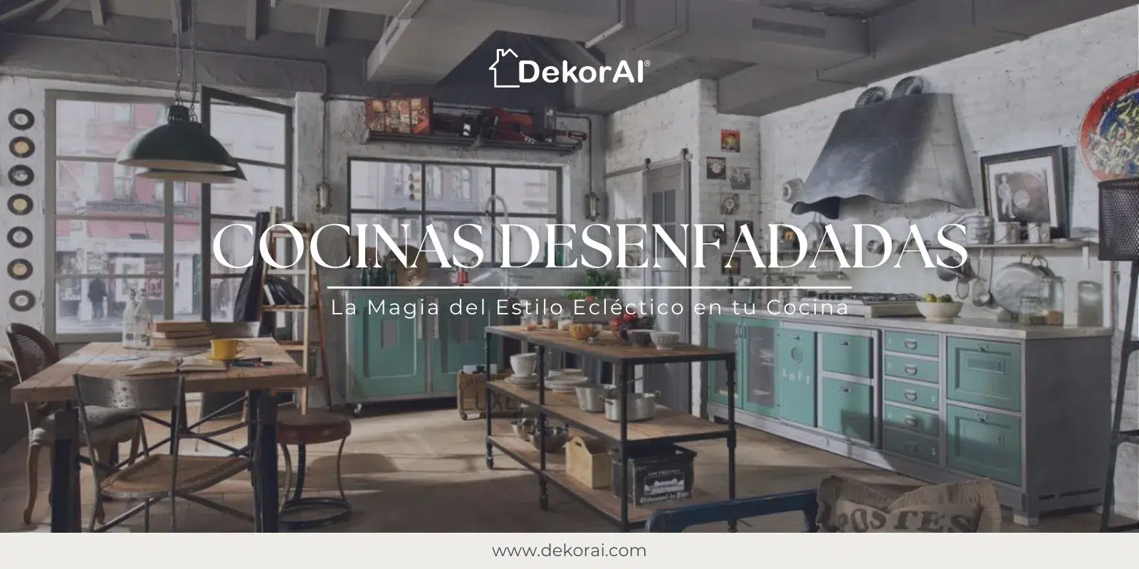 Cozinhas casuais: a magia do estilo eclético na sua cozinha.