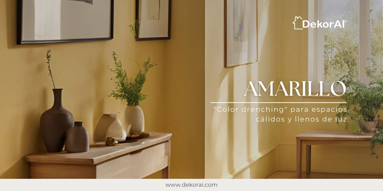 Inundação de cores com amarelo DekorAI