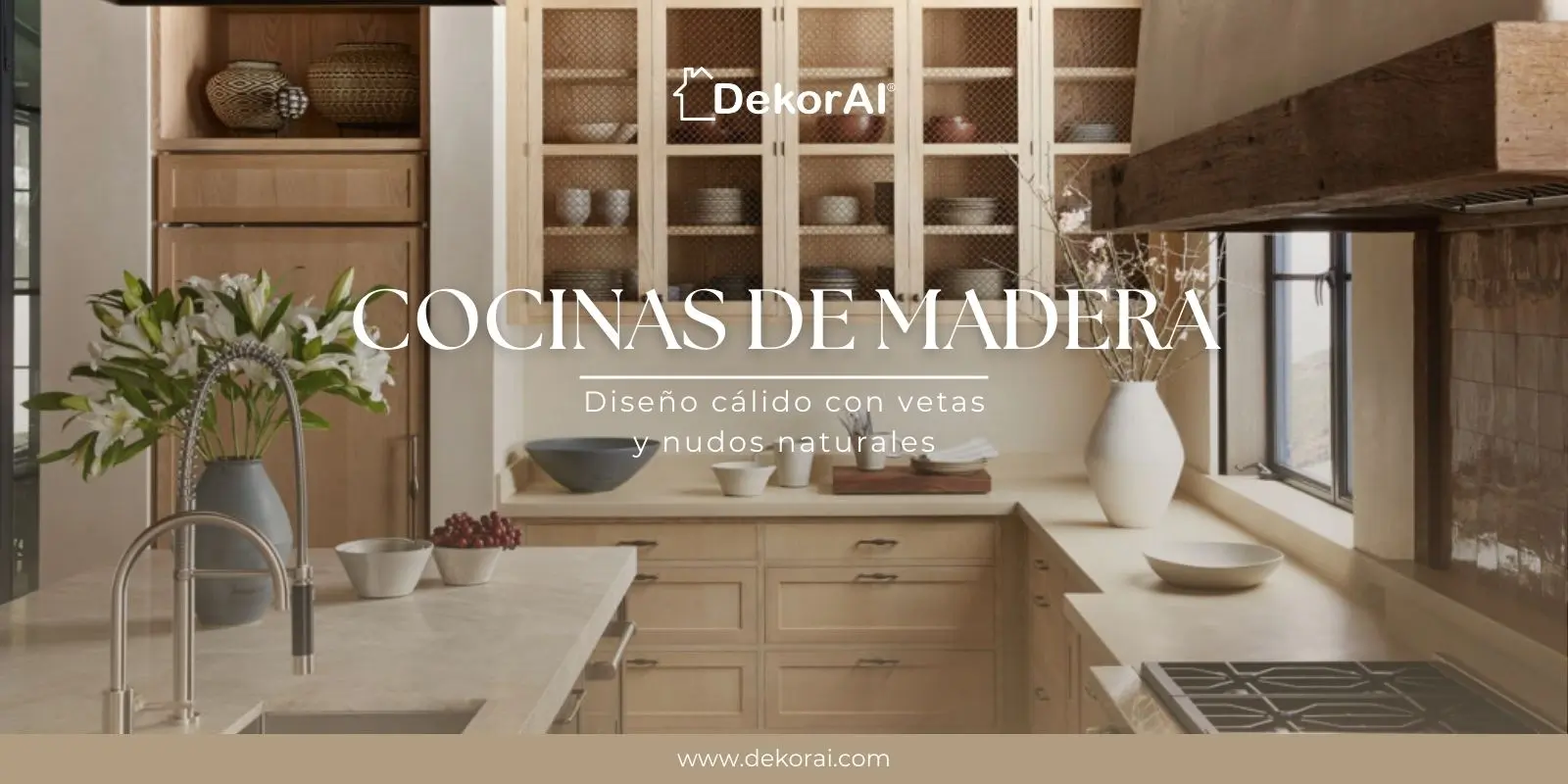 Cozinhas de madeira: a nova tendência DekorAI