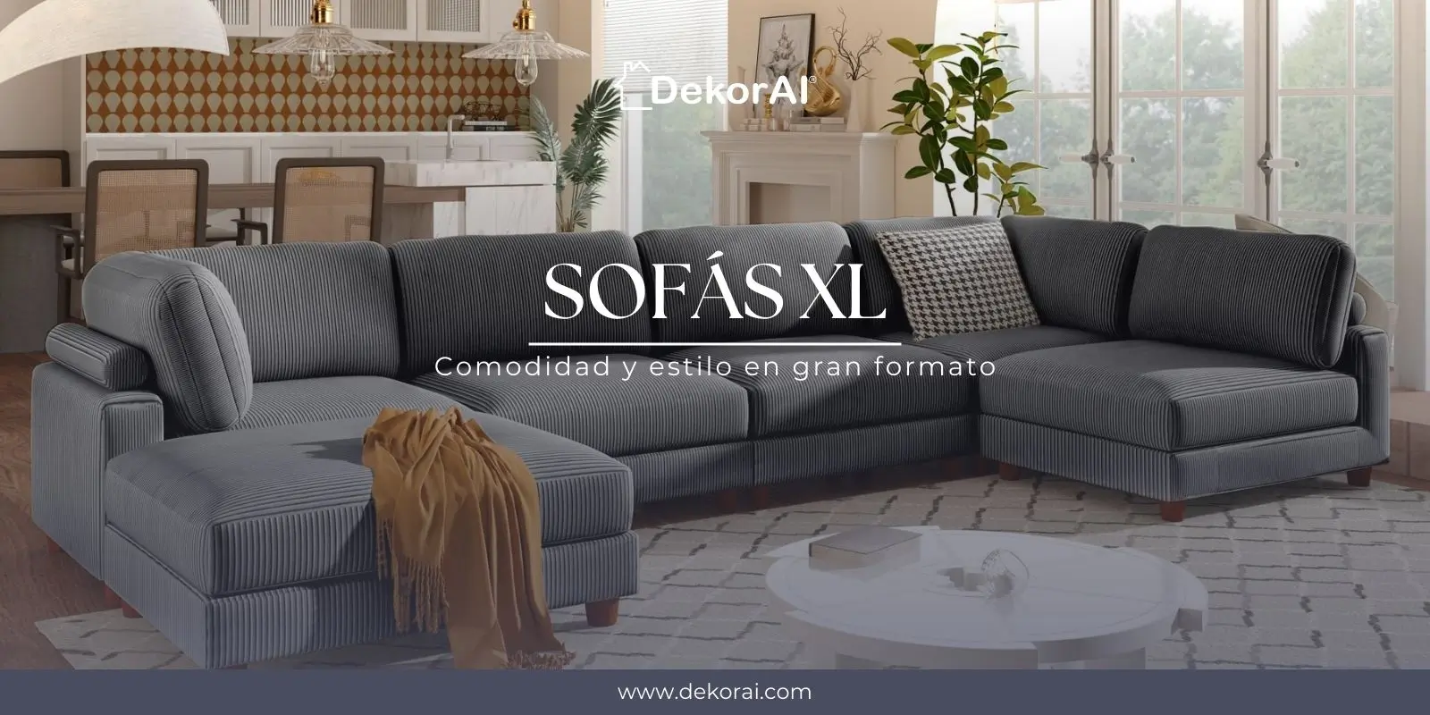 Sofás XL: Conforto e estilo em um formato amplo.