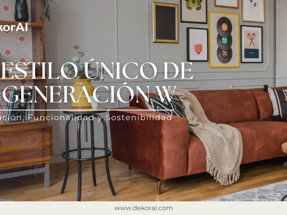 Interiorismo para la generacion W DekorAI