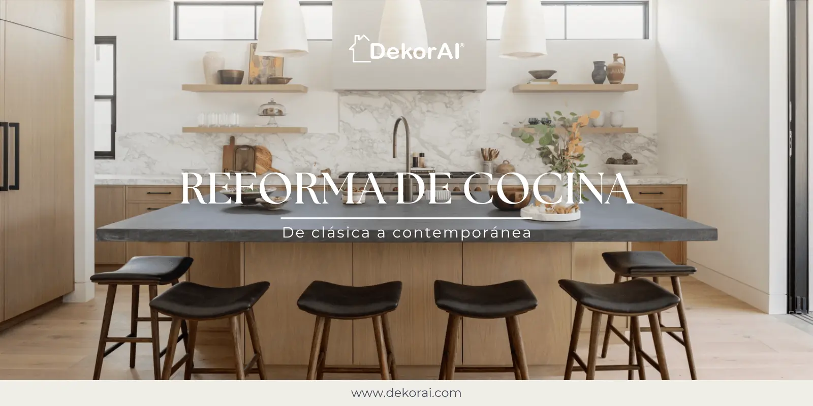 Renovação de cozinha com DekorAI