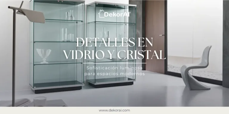 Detalhes em vidro e cristal