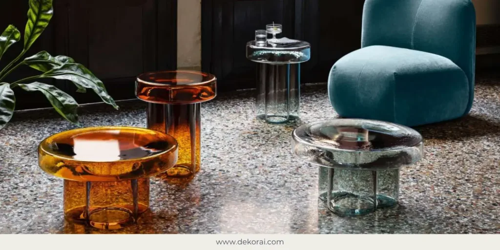 Detalhes em vidro e cristal