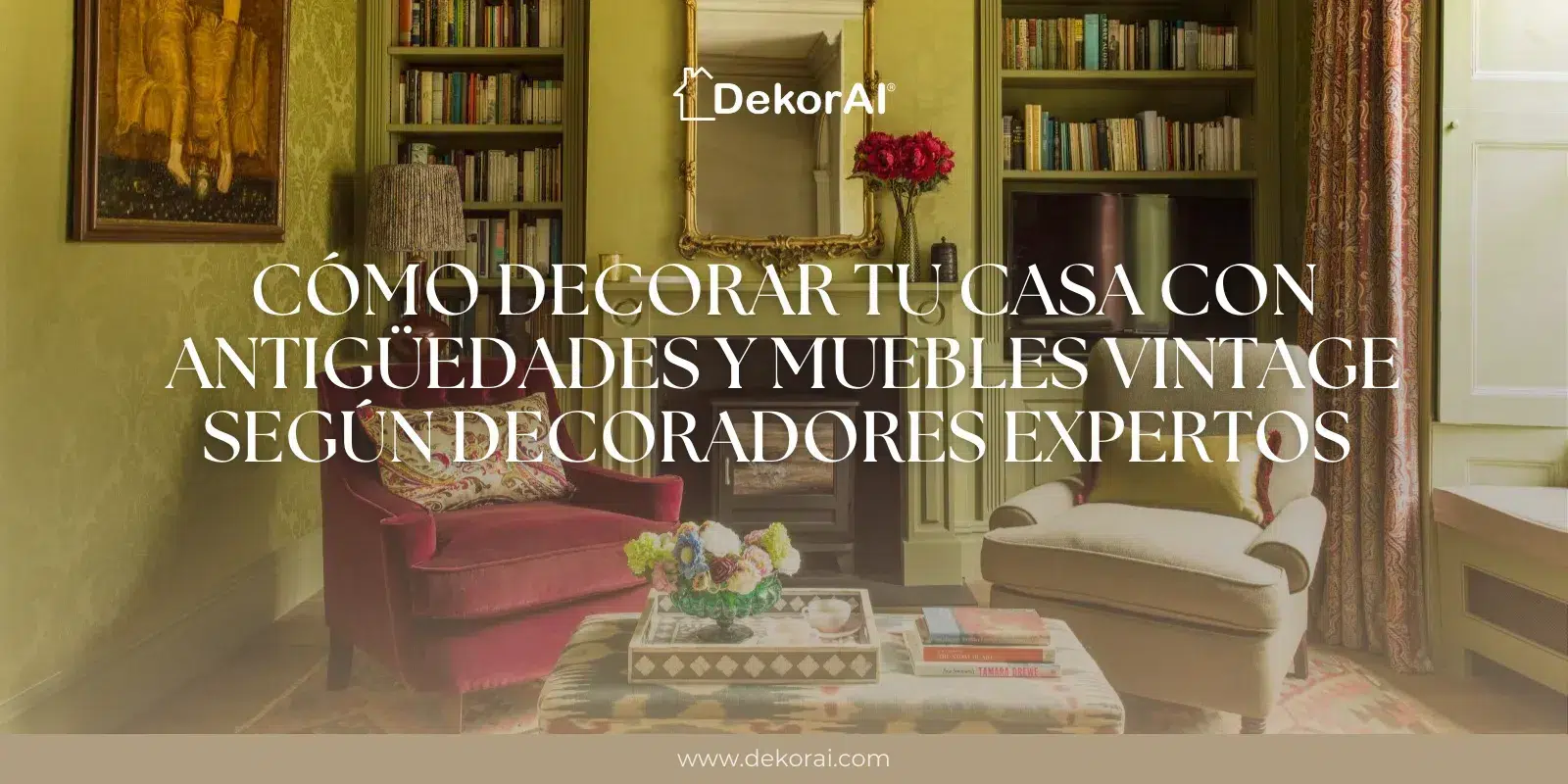 Cómo decorar tu casa con antigüedades y muebles vintage según decoradores expertos (guía completa)