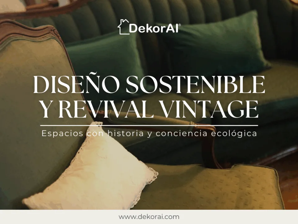 Diseño sostenible y revival vintage - DekorAI