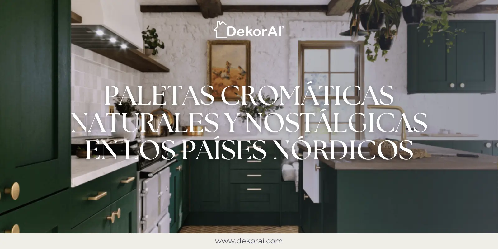 Paletas cromáticas naturales y nostálgicas en los países nórdicos