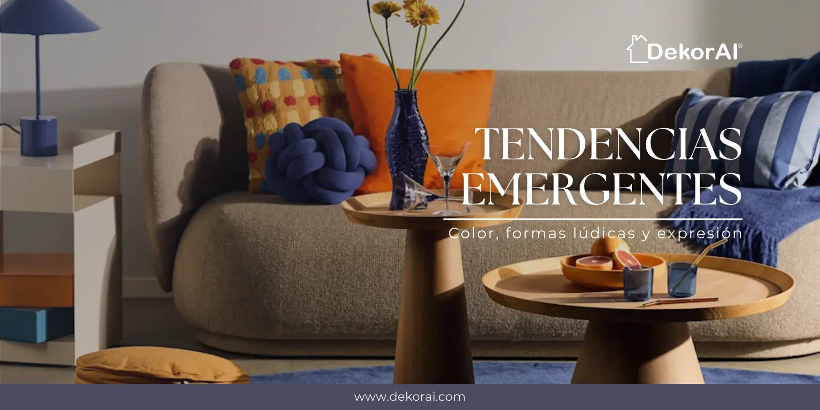 Tendencias emergentes: color, formas lúdicas y expresión