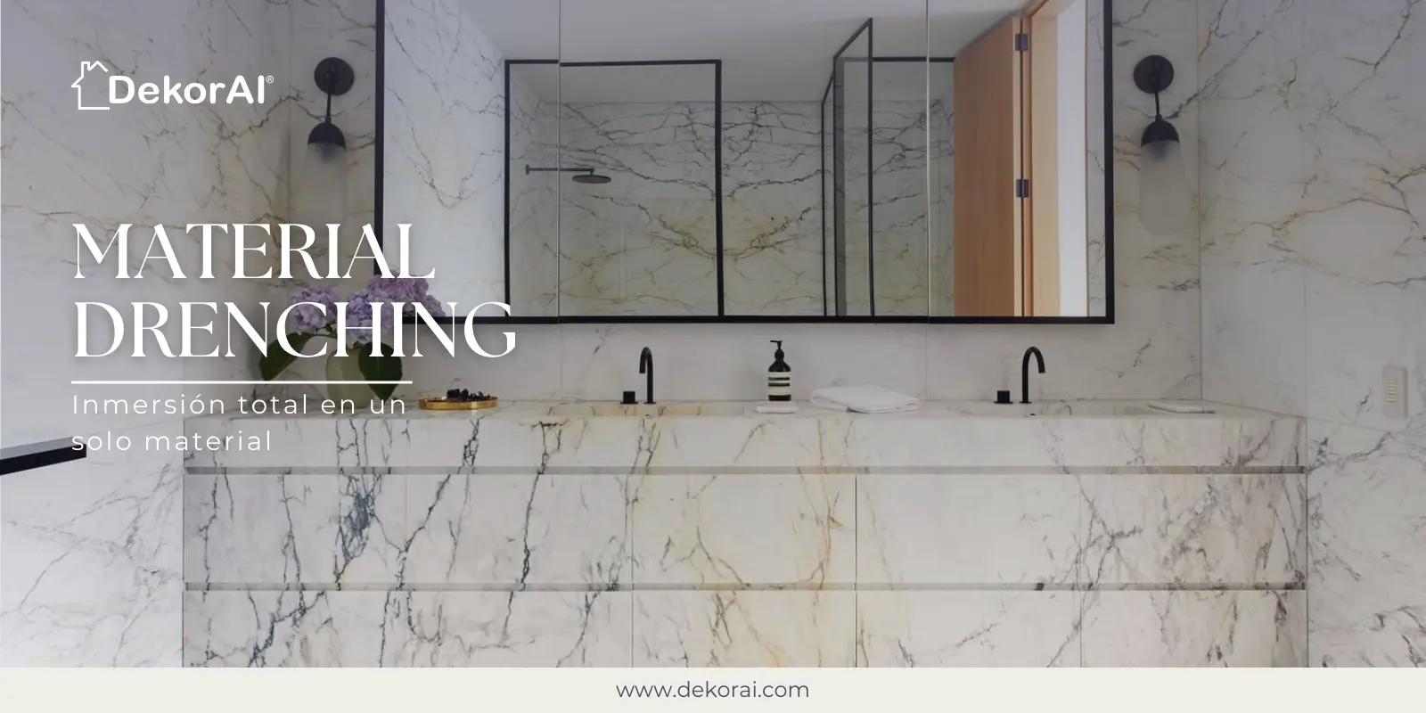 Material Drenching: inmersión total en un solo material