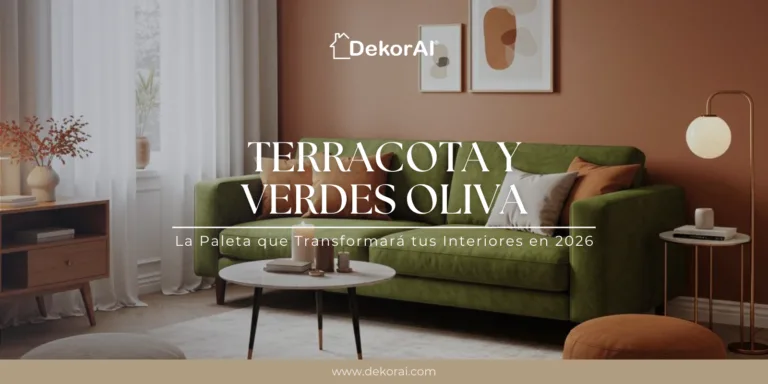 Terracotas y Verde Oliva 2026 - DekorAI
