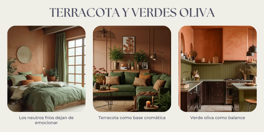Terracotas y Verde Oliva 2026 - DekorAI