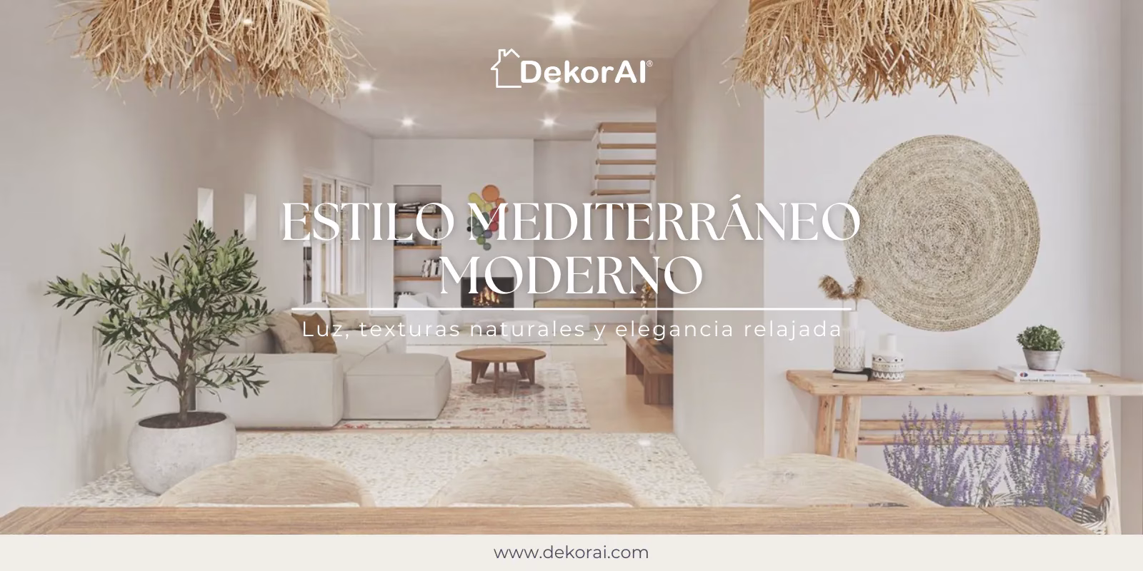 Estilo Mediterrâneo Moderno - DekorAI