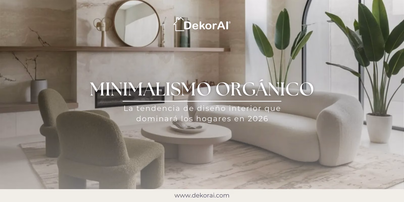 Minimalismo Orgânico - DekorAI