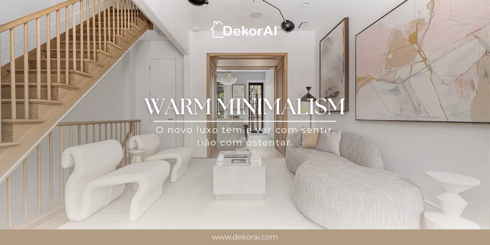 Minimalismo acolhedor - DekorAI