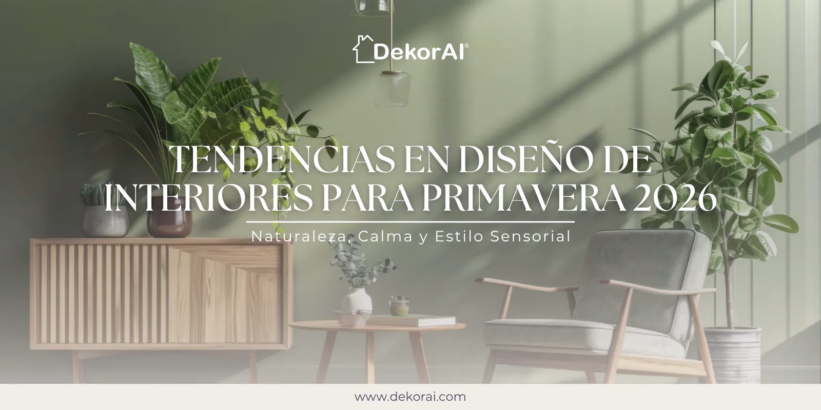Tendencias interiorismo primavera 2026 - DekorAI