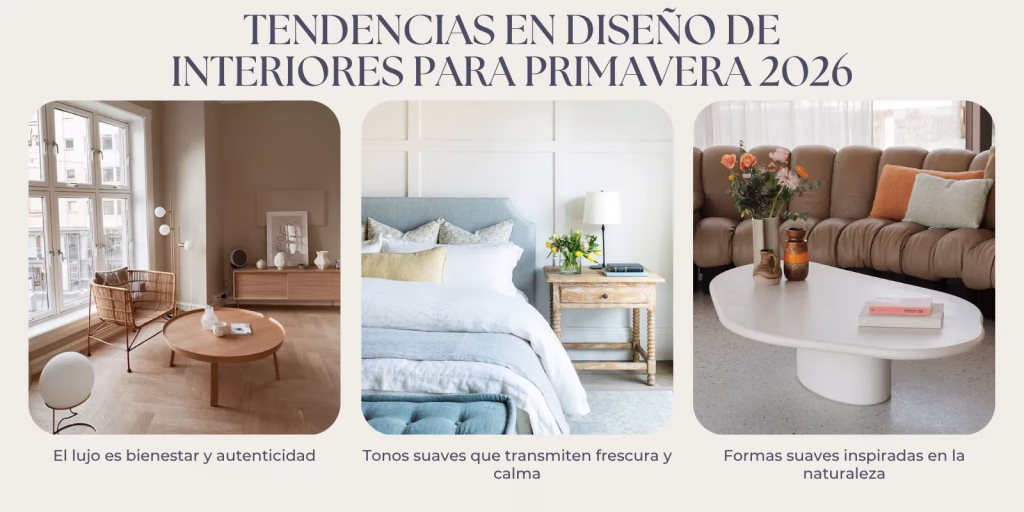 Tendencias interiorismo primavera 2026 - DekorAI