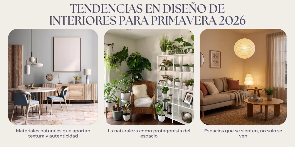 Tendencias interiorismo primavera 2026 - DekorAI