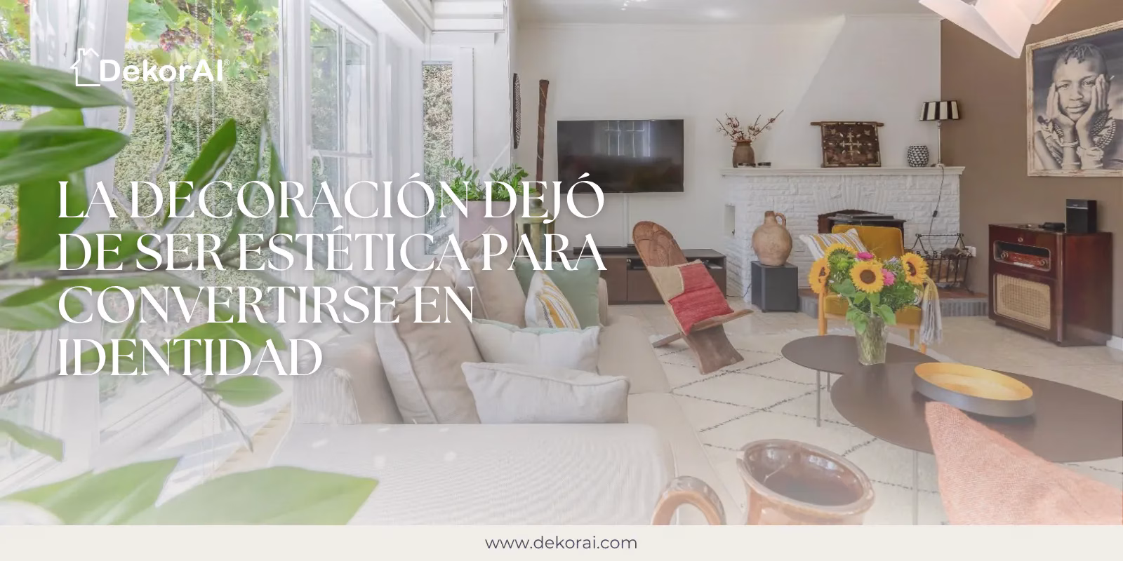 La decoraci[on es identidad / DekorAI