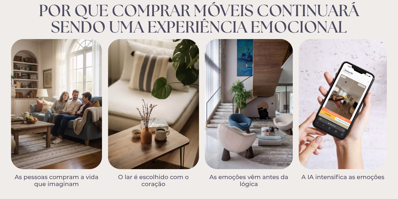 Por que comprar móveis continuará sendo uma experiência emocional