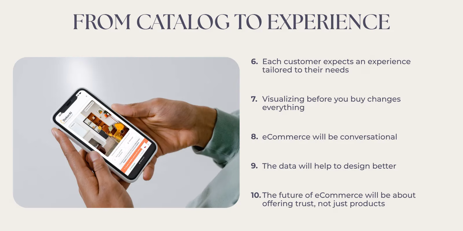 From the catalog to the experience with DekorAI