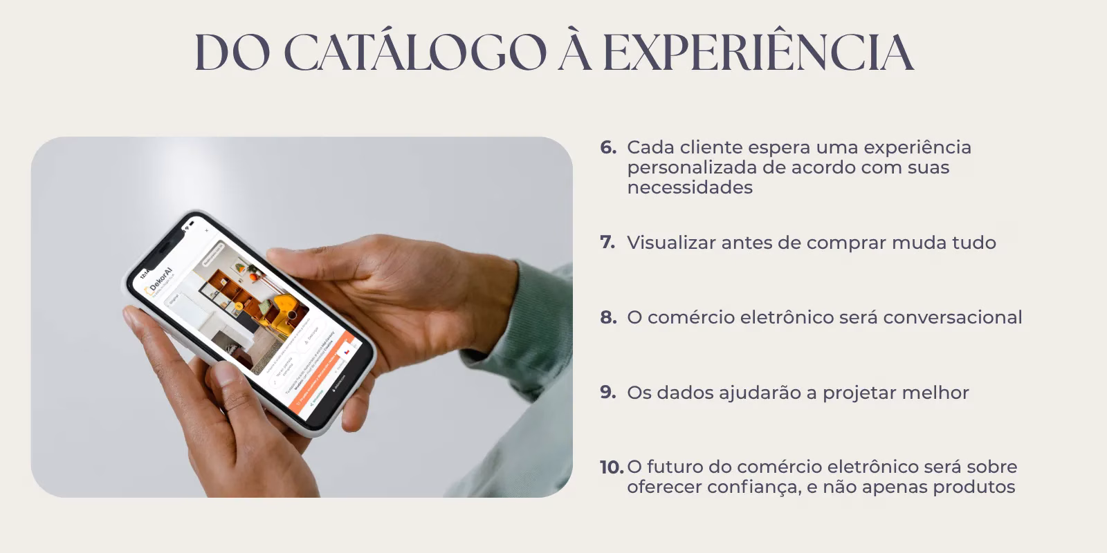 Do catálogo à experiência - DekorAI