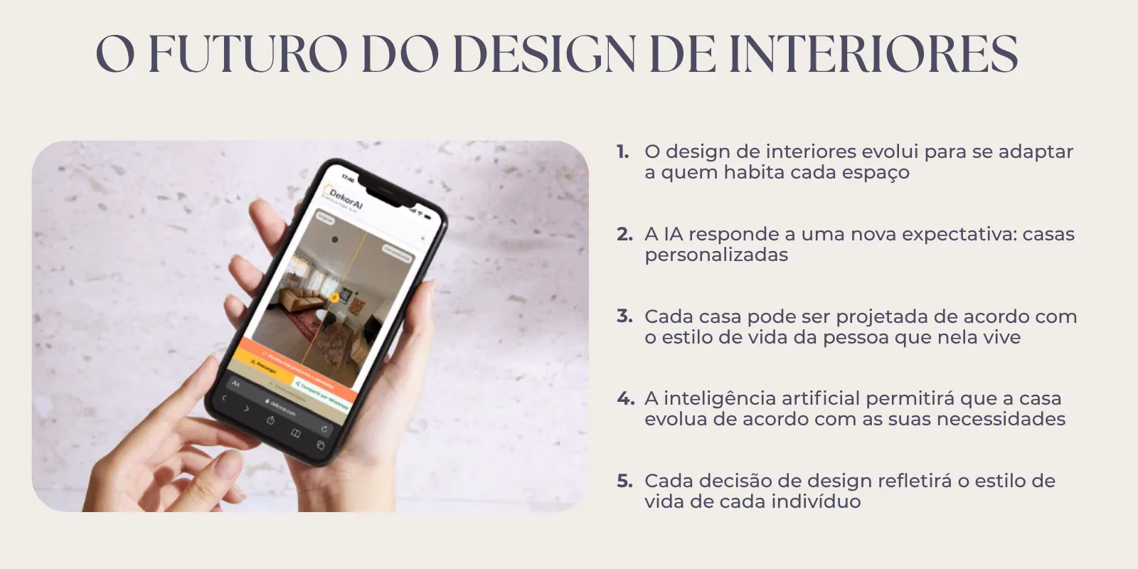 O futuro do design de interiores - DekorAI