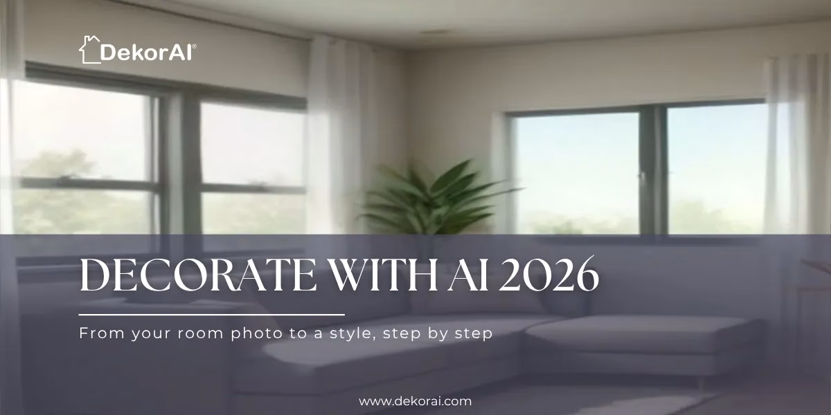 How to decorate with AI in 2026 - DekorAI
