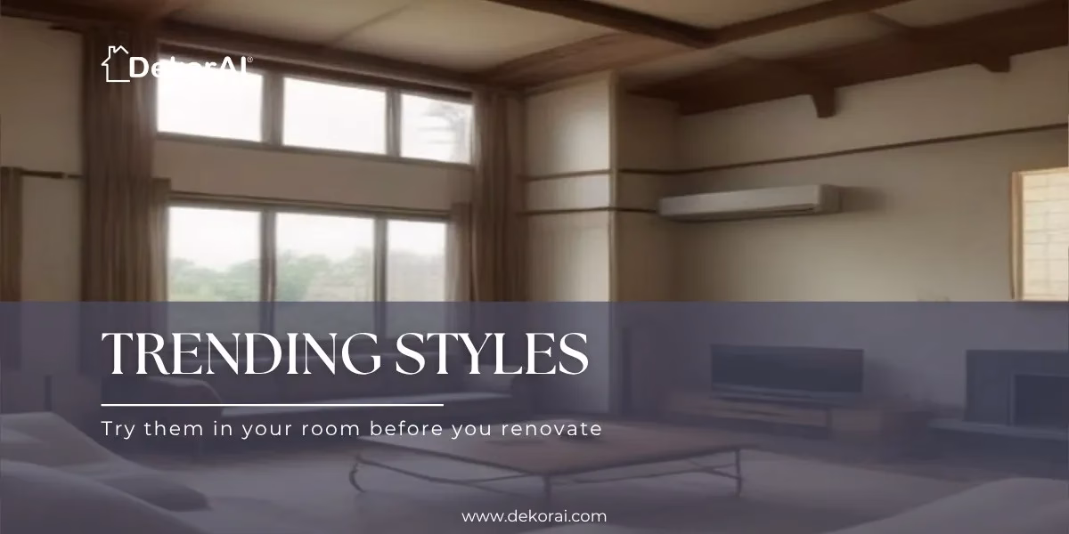 Test trending styles with AI - DekorAI