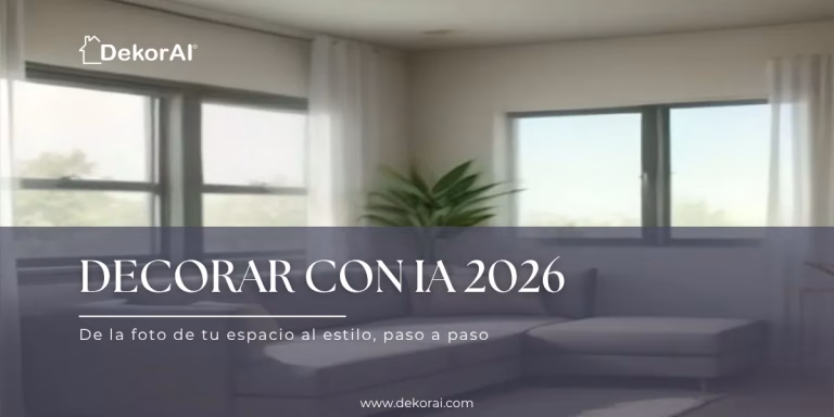 Como decorar con IA el 2026 - DekorAI