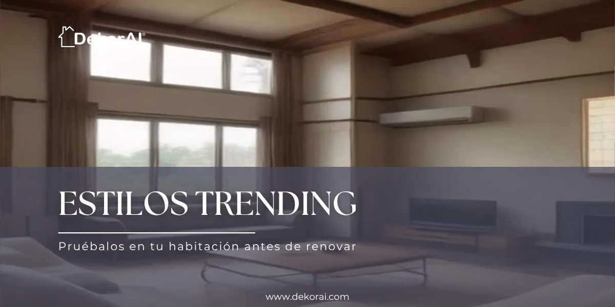 Proar estilos trending con IA - DekorAI