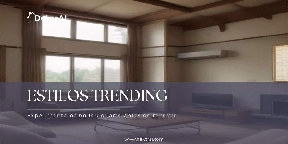 Teste tendências de estilo com IA - DekorAI
