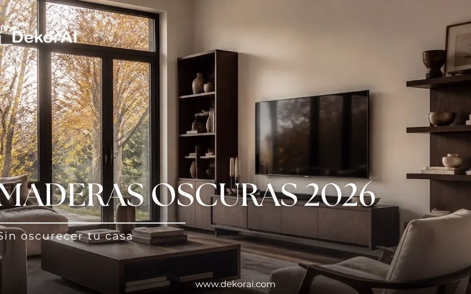 Tendencia: Maderas Oscuras este otoño